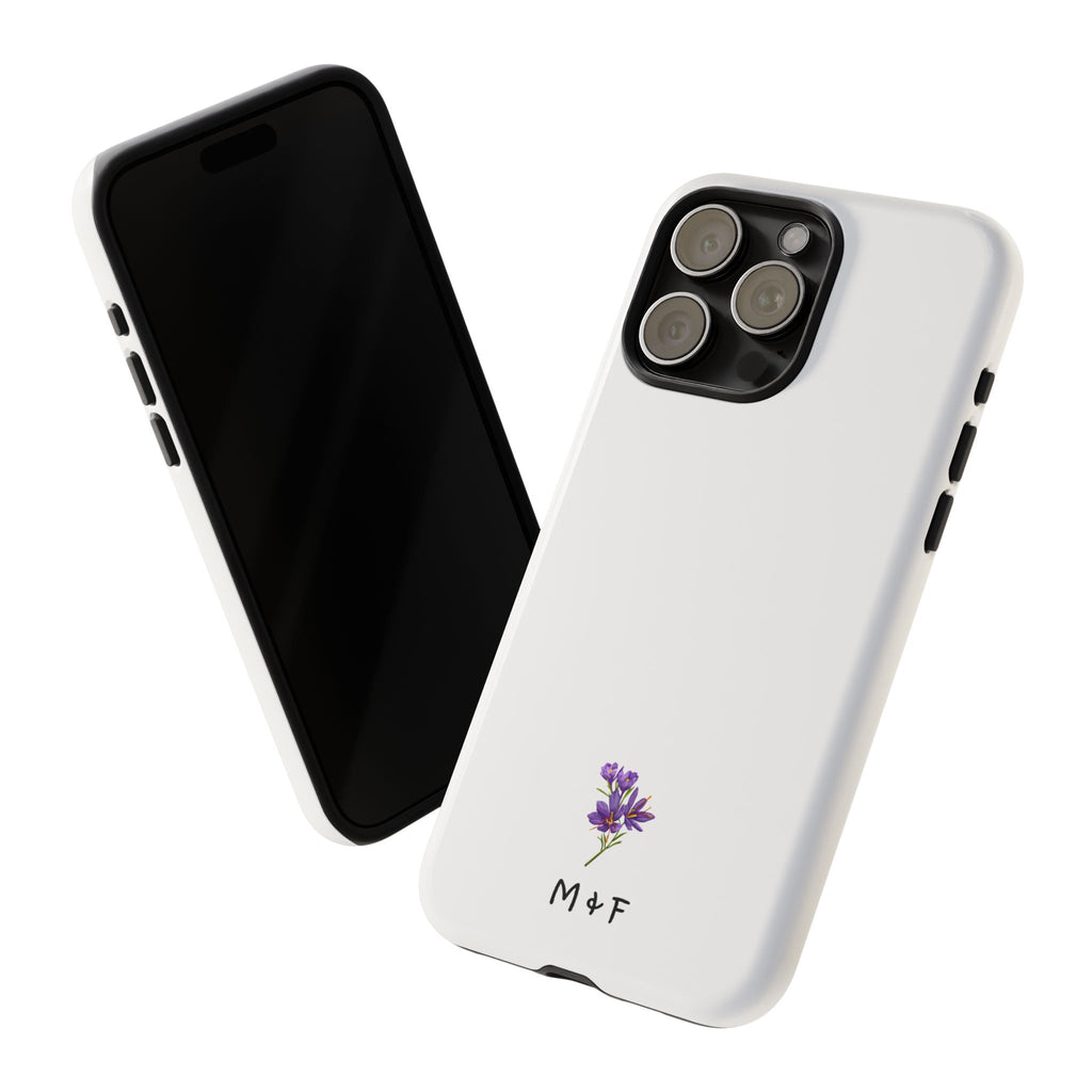 Tough Phone Case (Purple Flower)