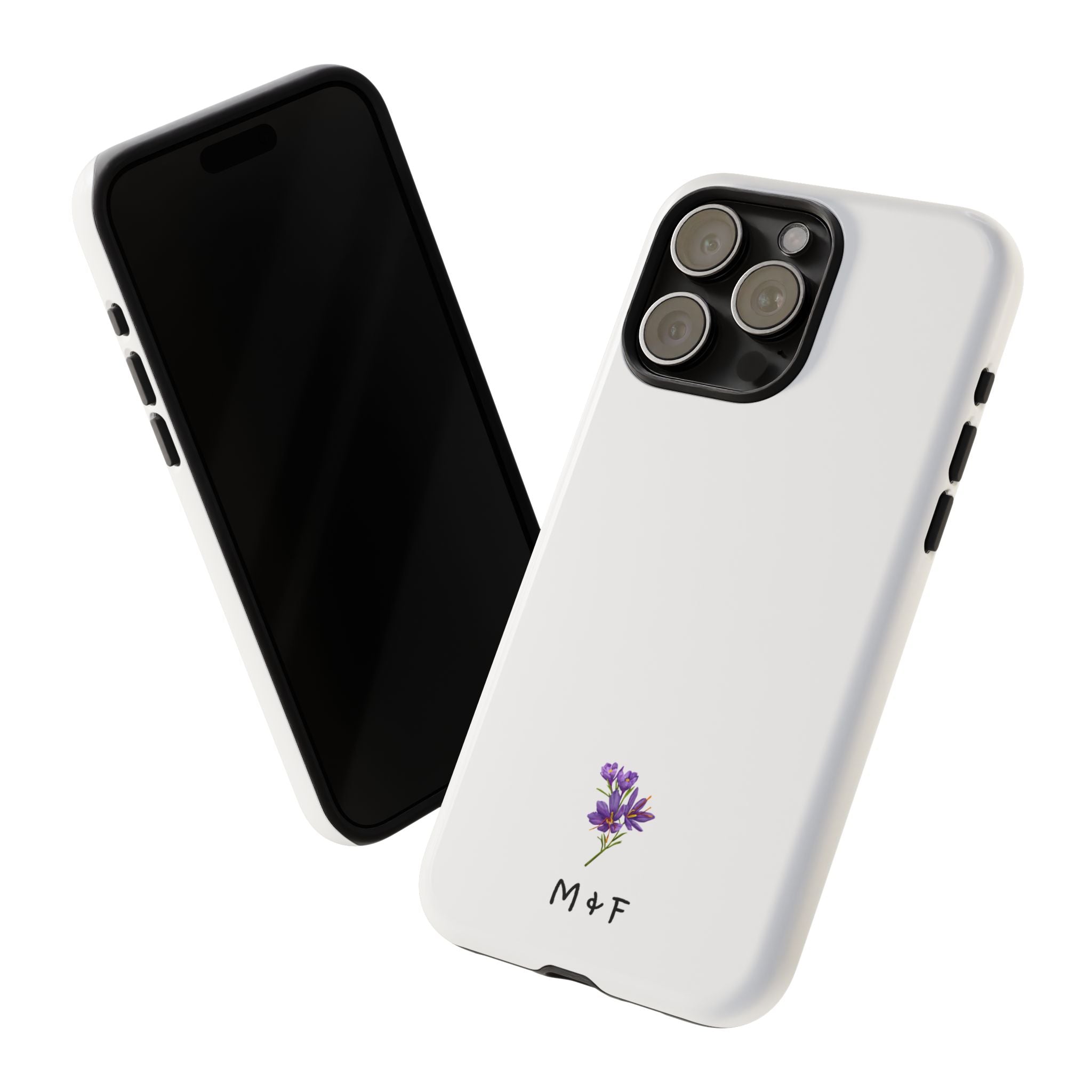 Tough Phone Case (Purple Flower)