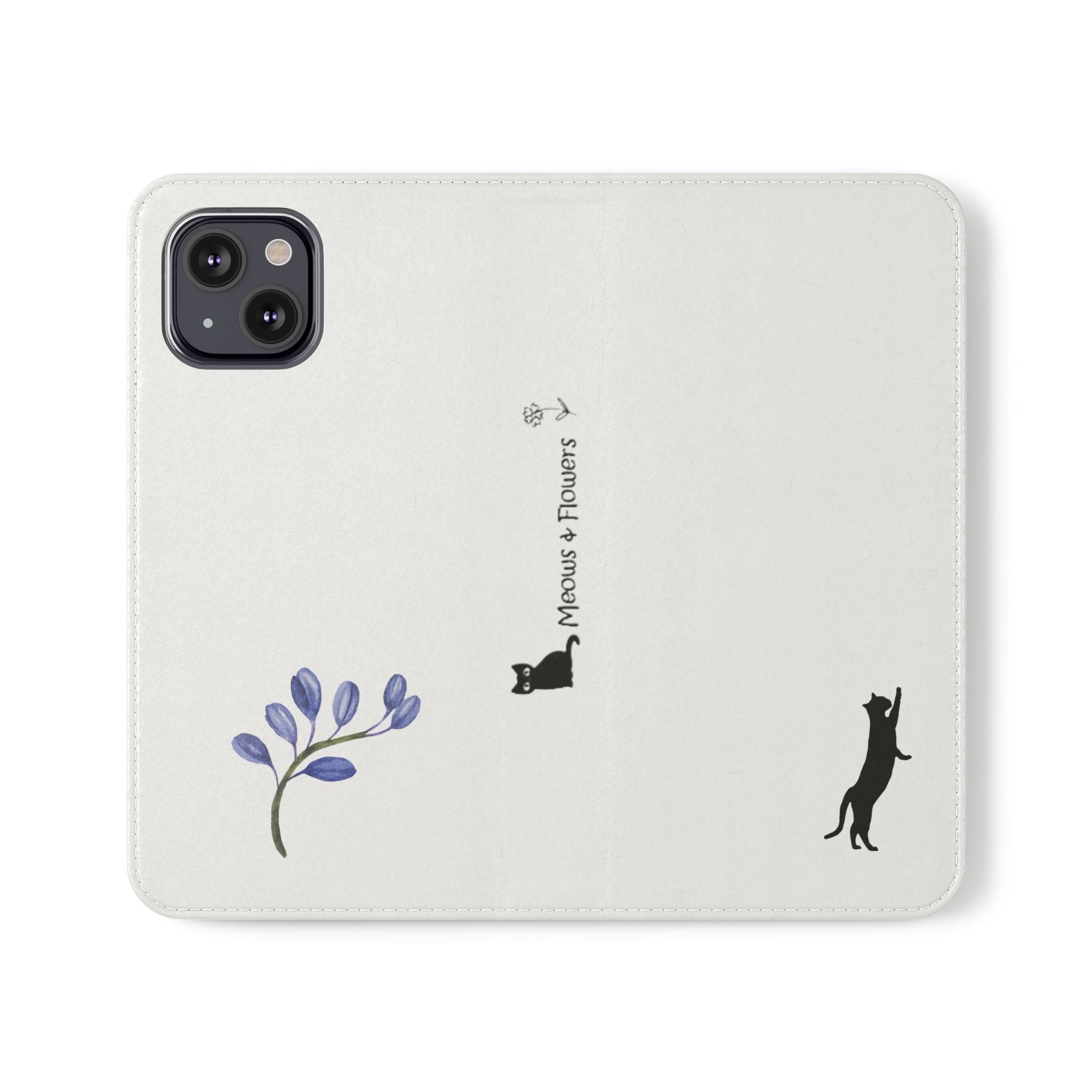 Flip Cases (Blue Flower)