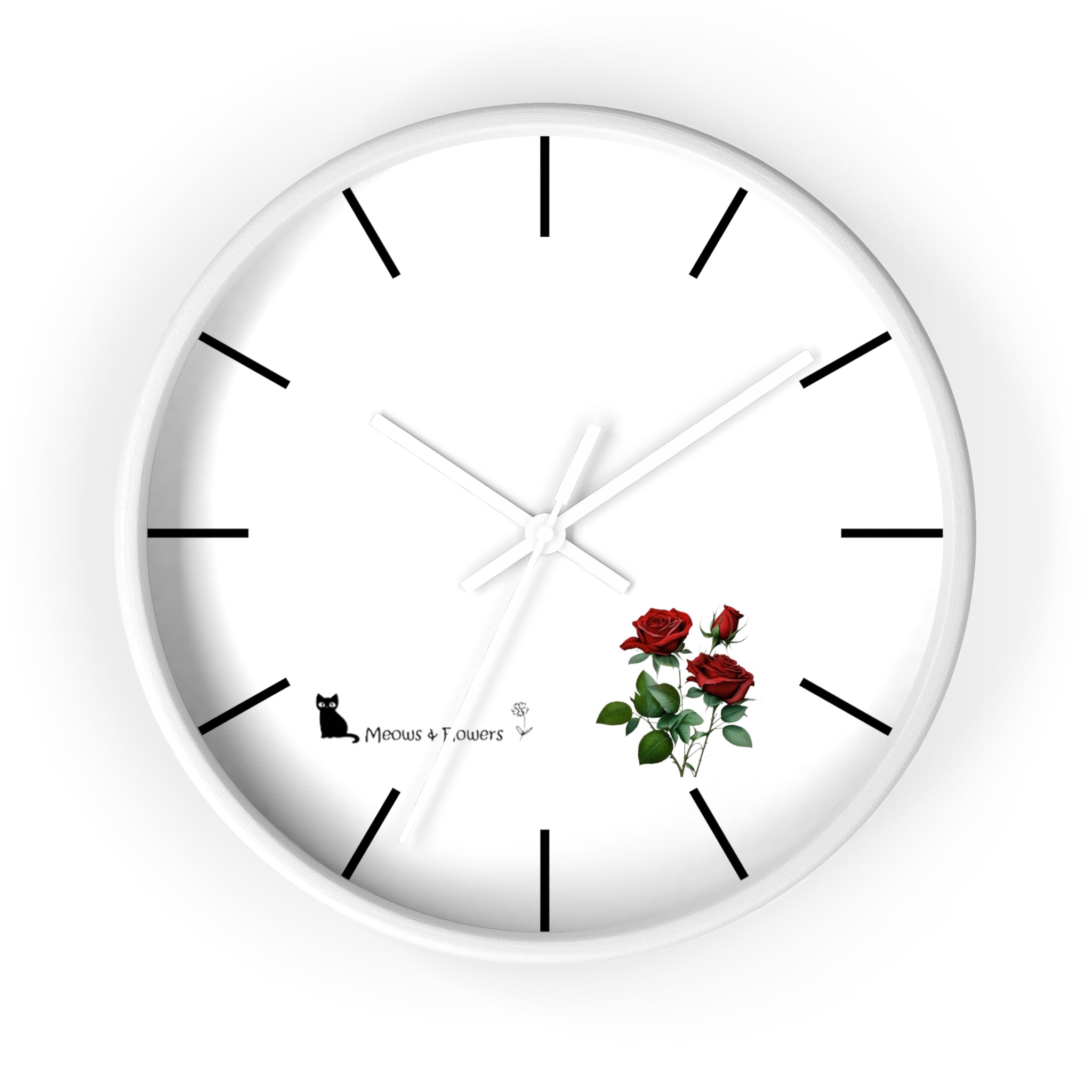 Wall Clock (Roses Flower)