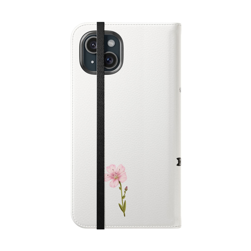 Flip Cases (Pink Flower)