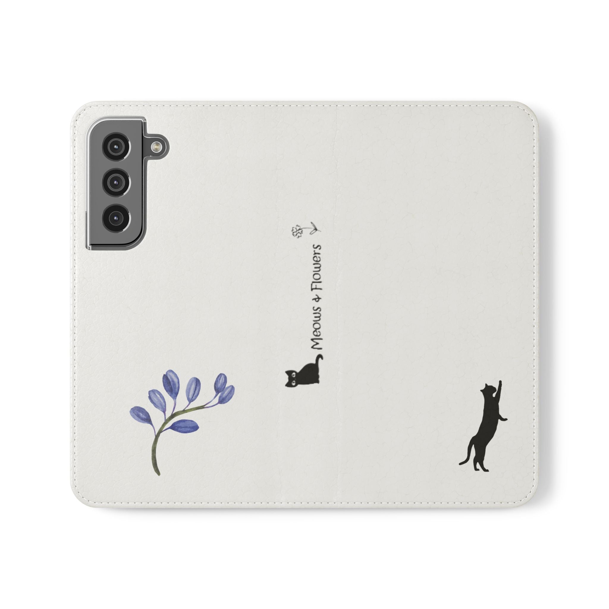 Flip Cases (Blue Flower)