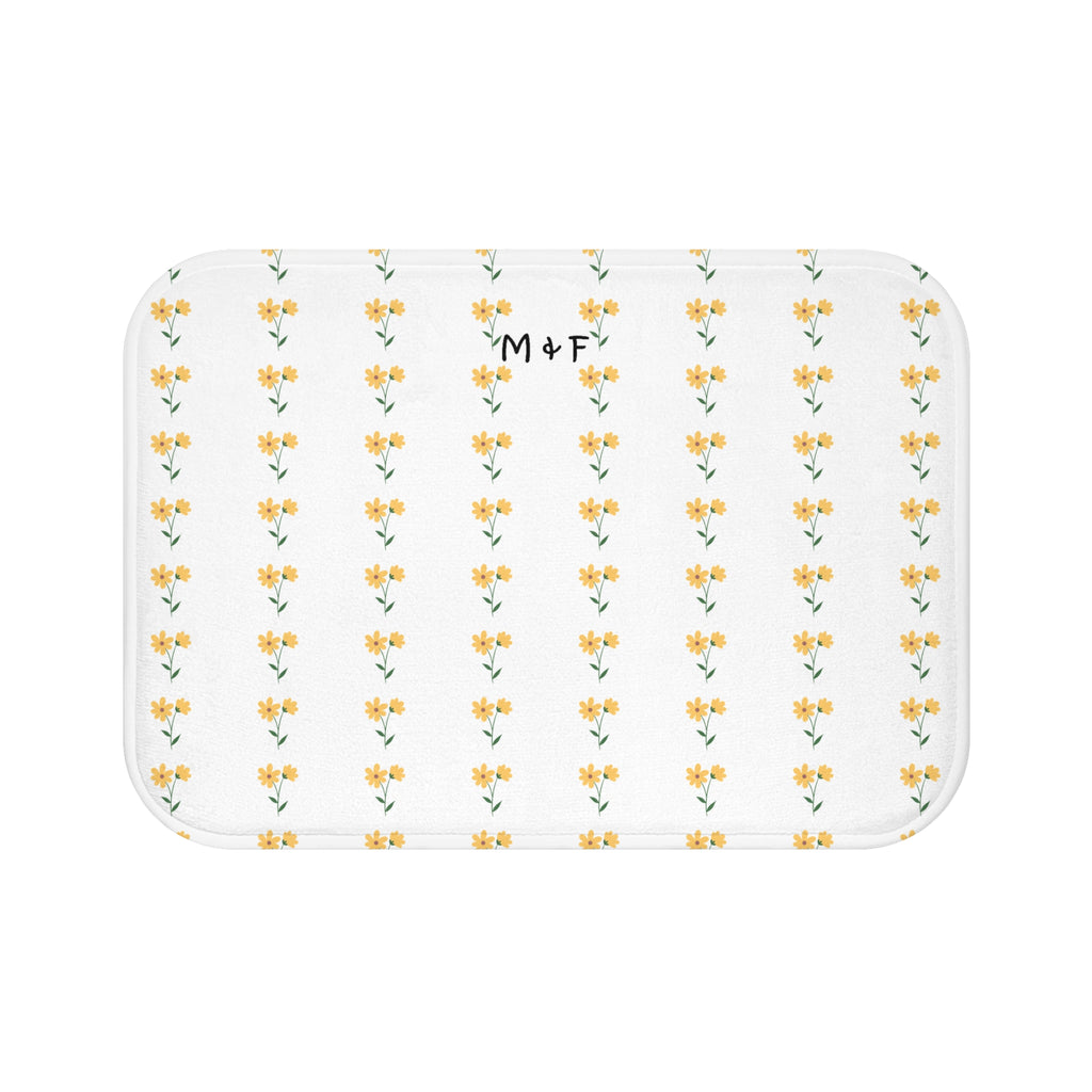 Bath Mat (Yellow Flower)