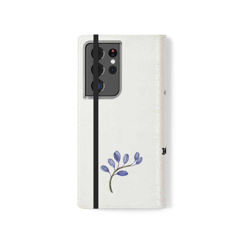 Flip Cases (Blue Flower)