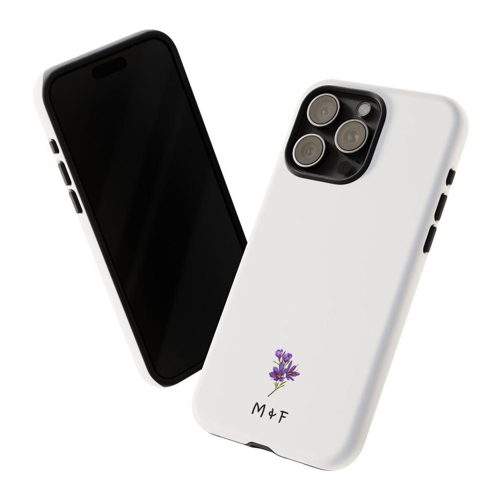 Tough Phone Case (Purple Flower)