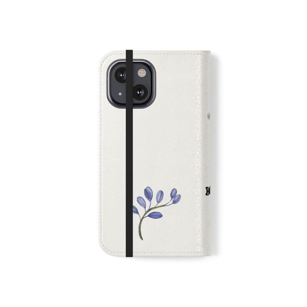Flip Cases (Blue Flower)