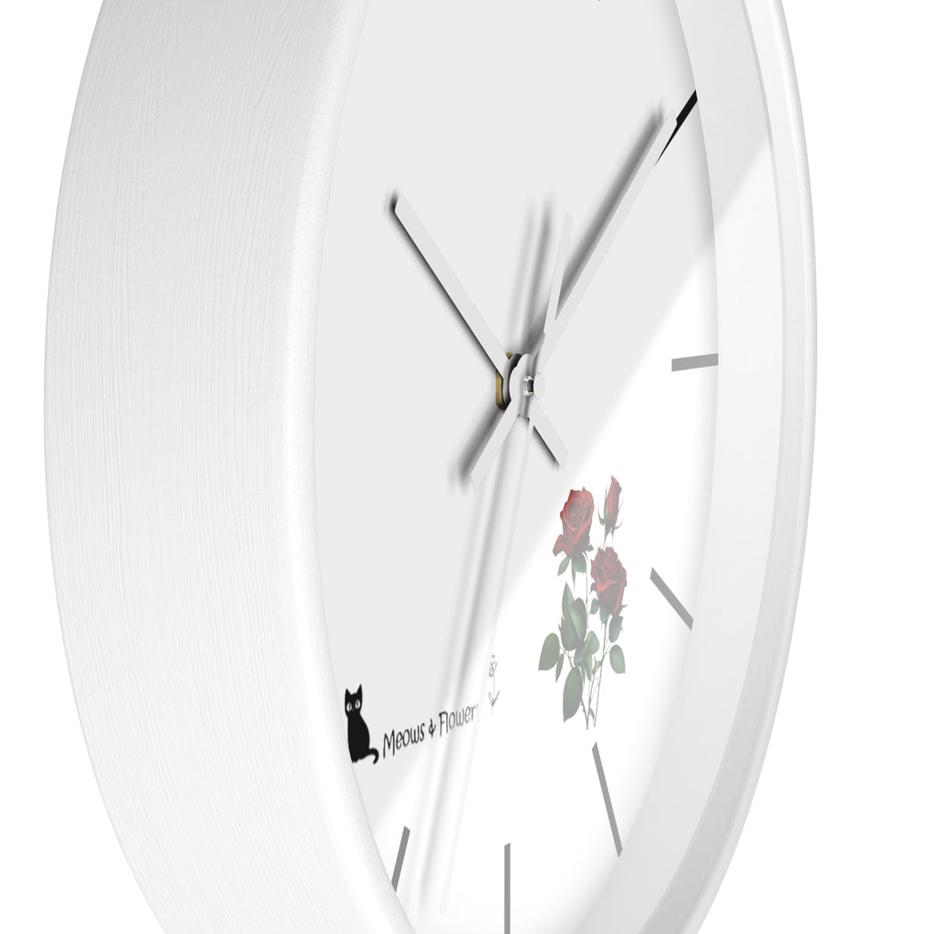 Wall Clock (Roses Flower)