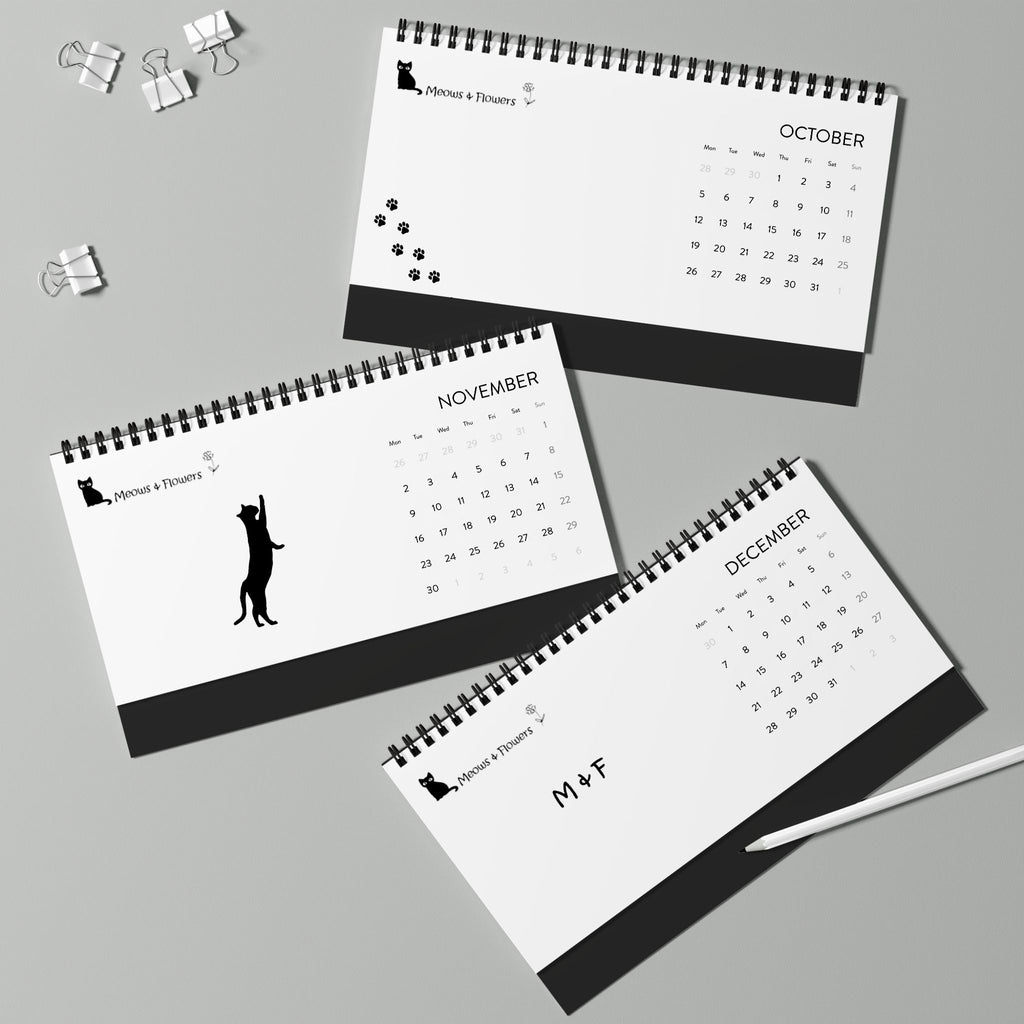 Simplex Desk Calendar (2026 grid)