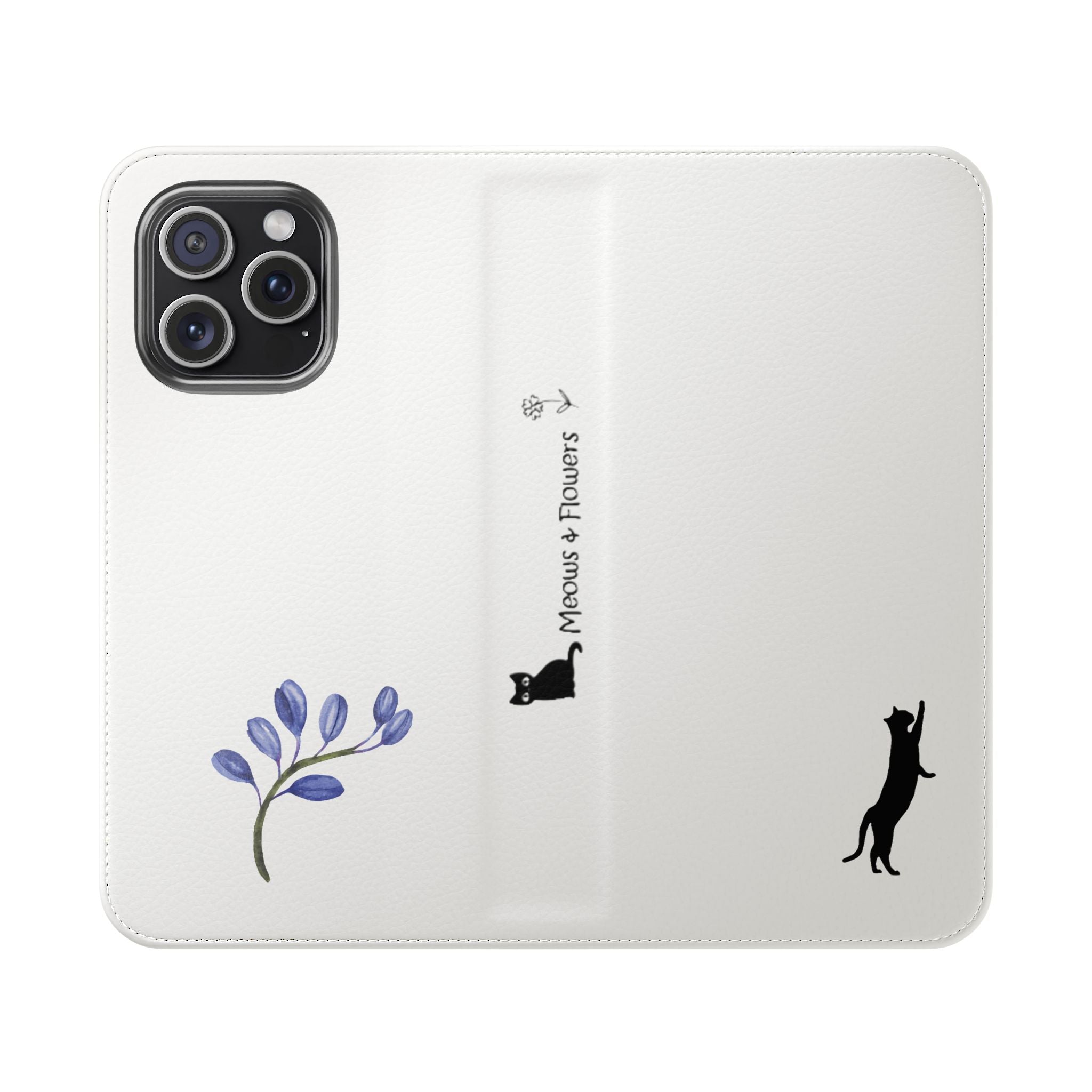 Flip Cases (Blue Flower)