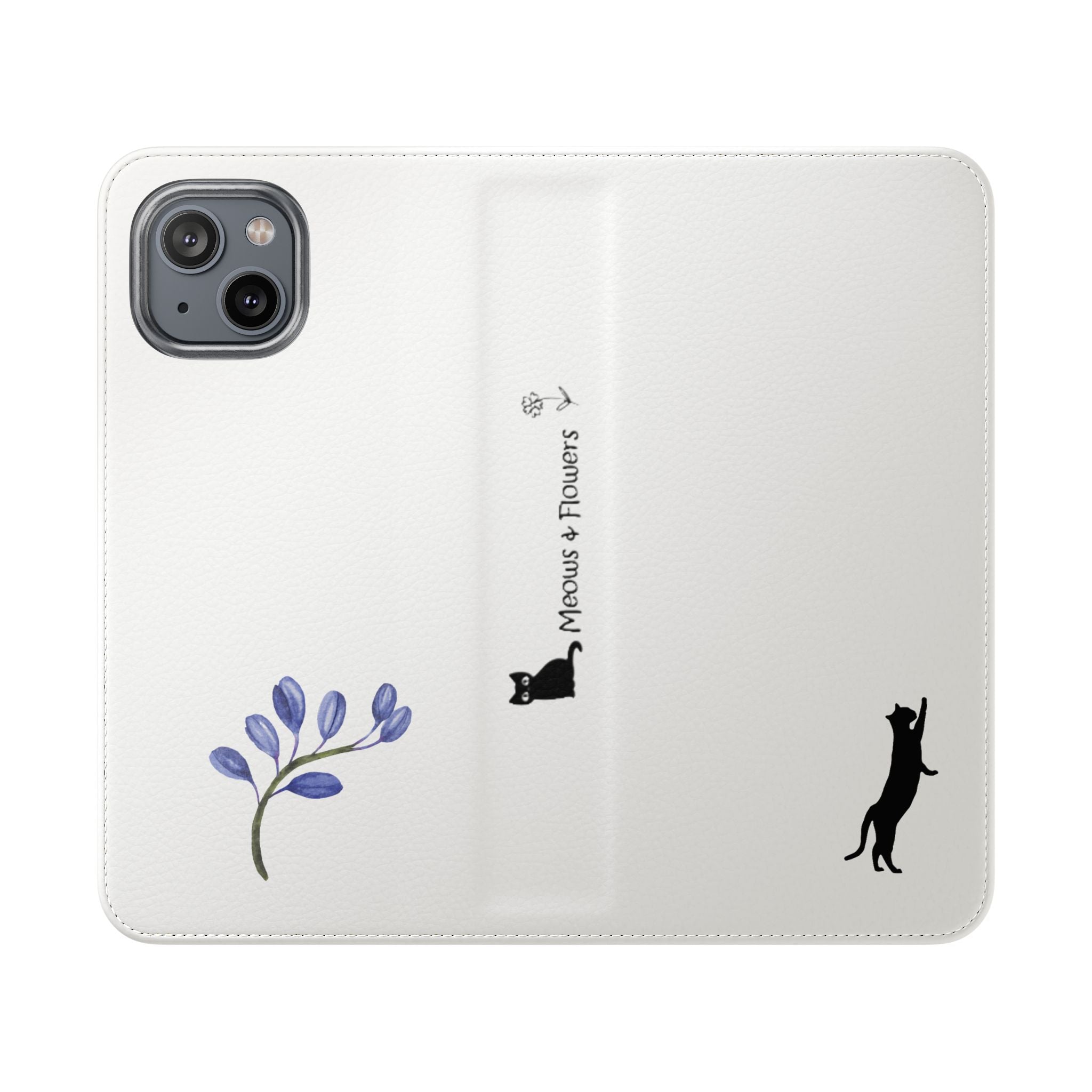 Flip Cases (Blue Flower)