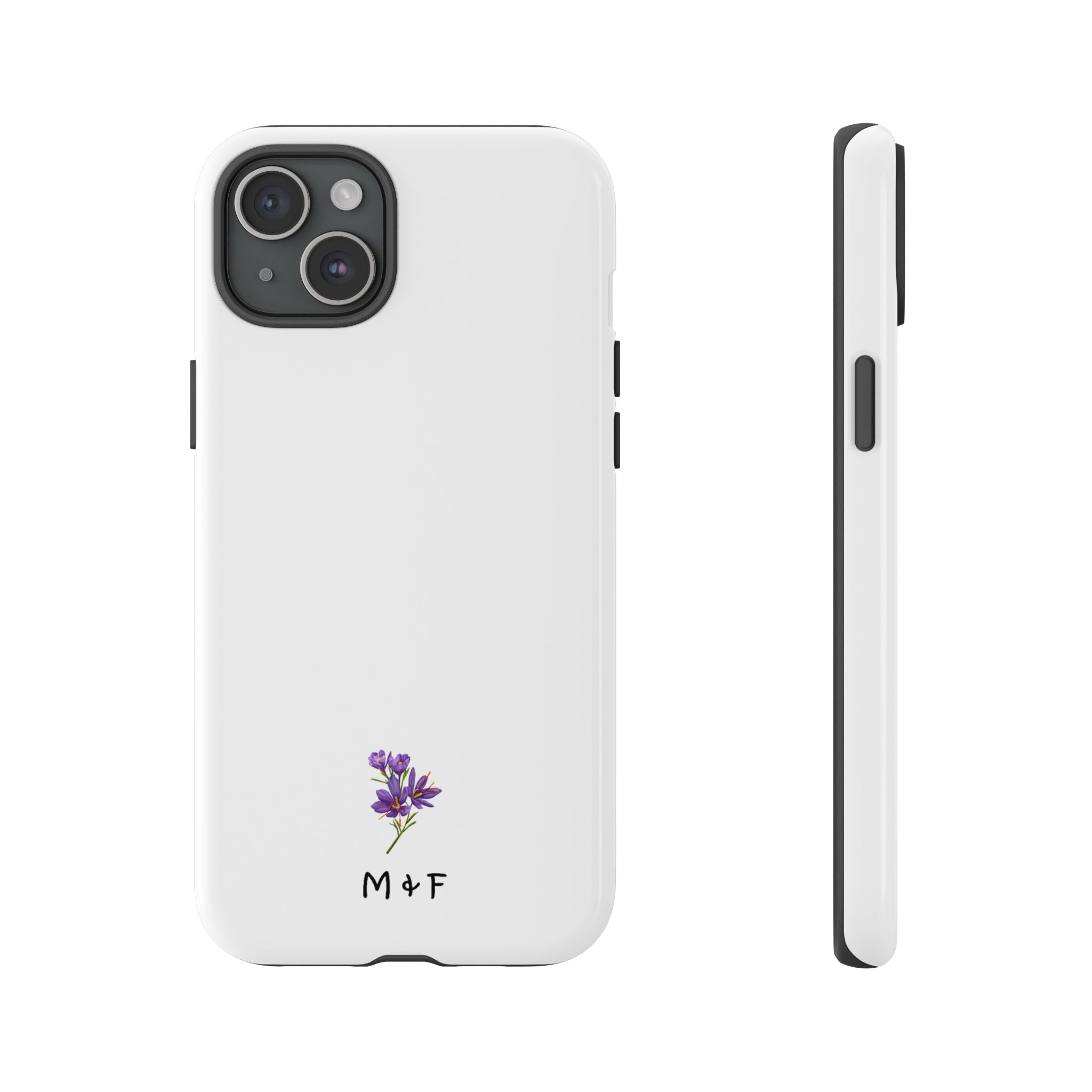Tough Phone Case (Purple Flower)