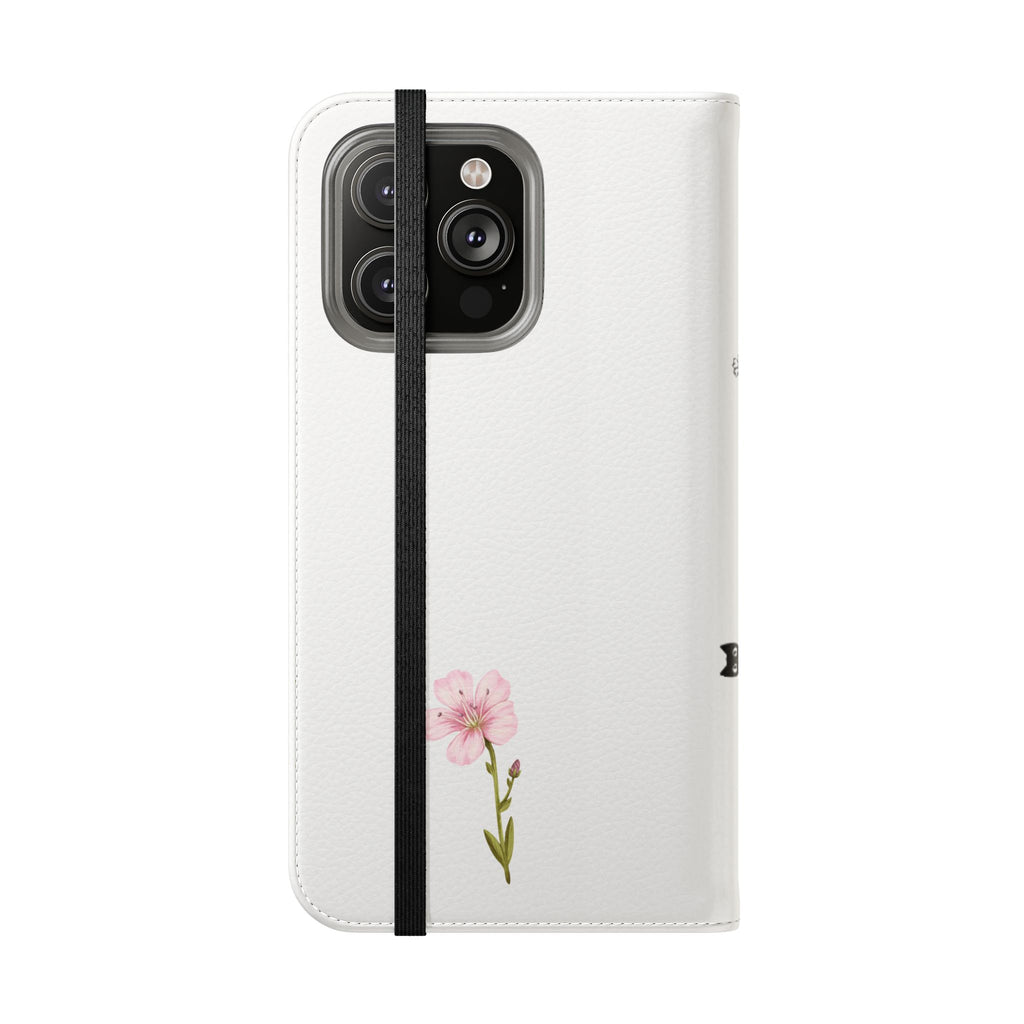 Flip Cases (Pink Flower)
