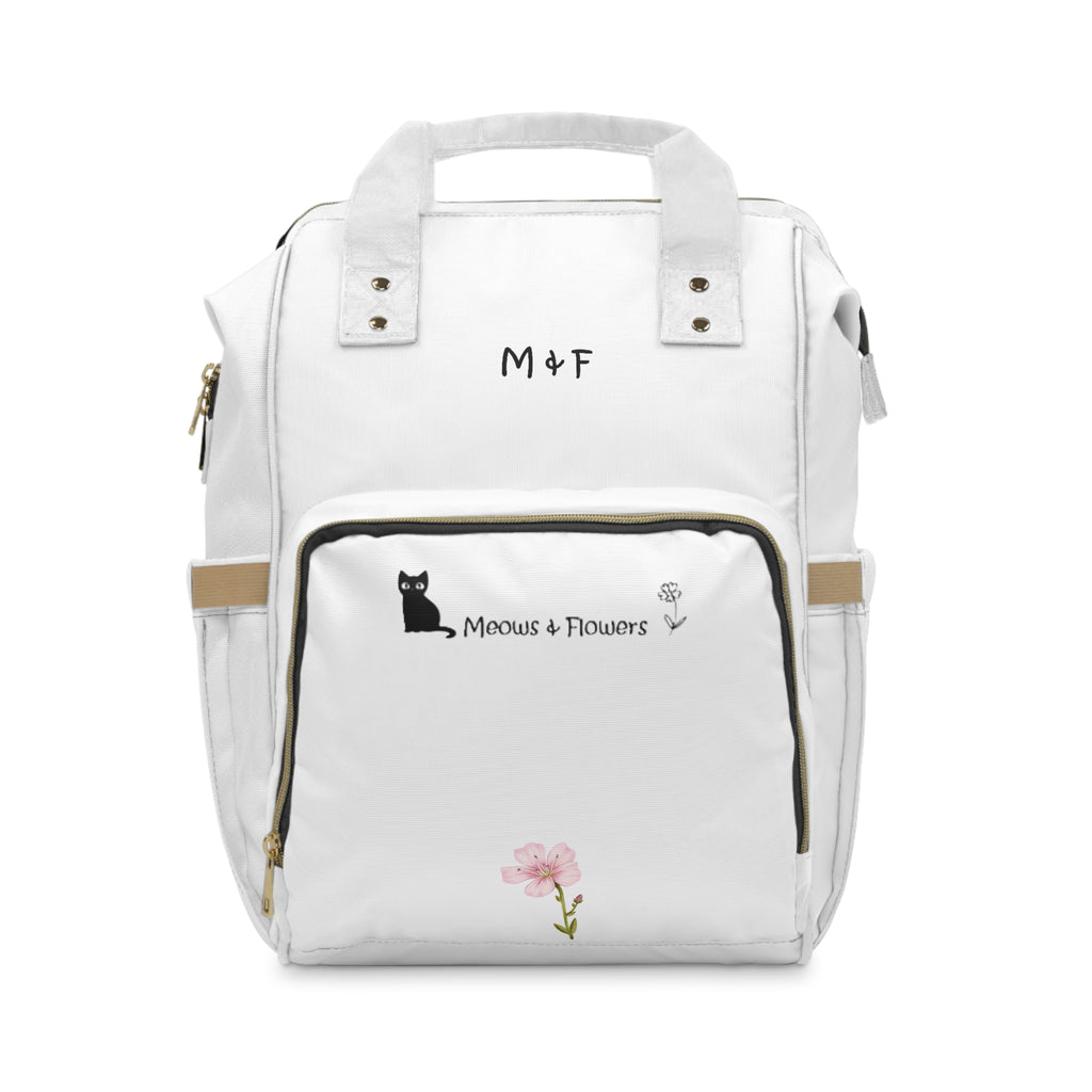 Multifunctional Backpack (Pink Flower)