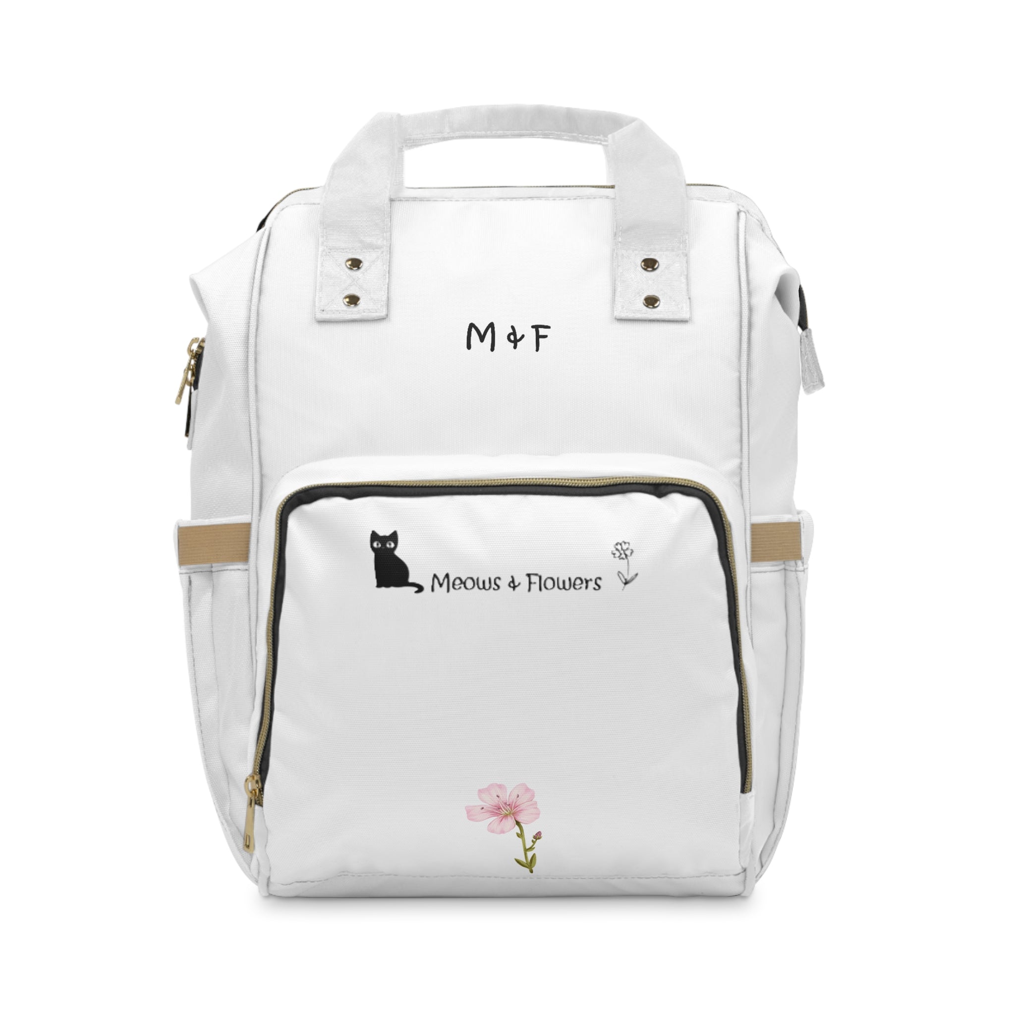 Multifunctional Backpack (Pink Flower)