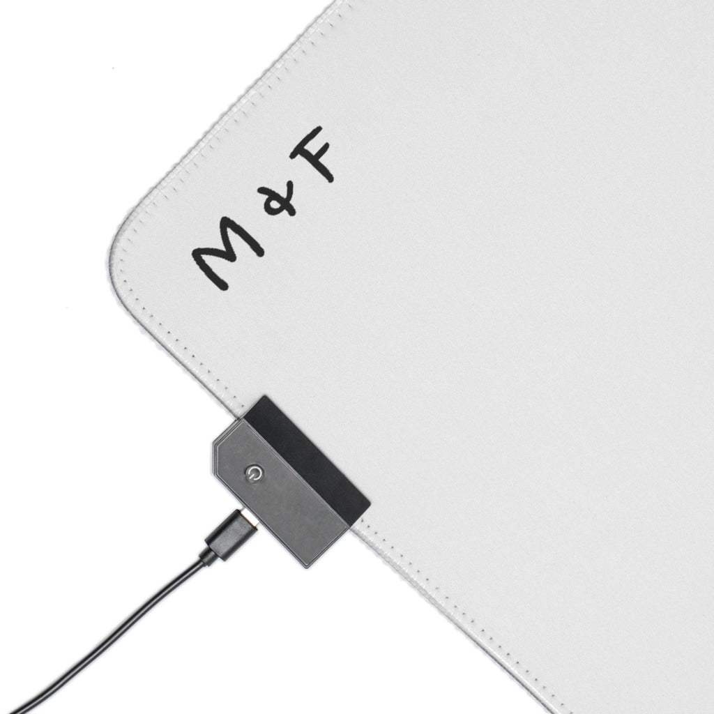 LED Mouse Pad (M&F Paws)