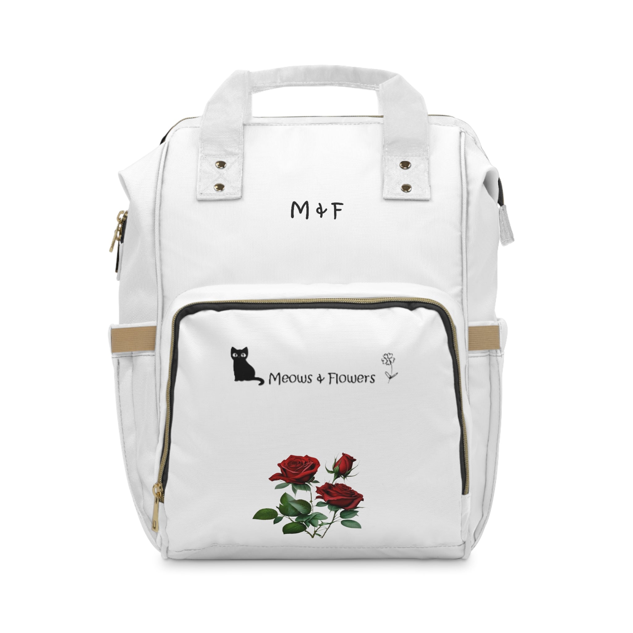 Multifunctional Backpack (Roses Flower)