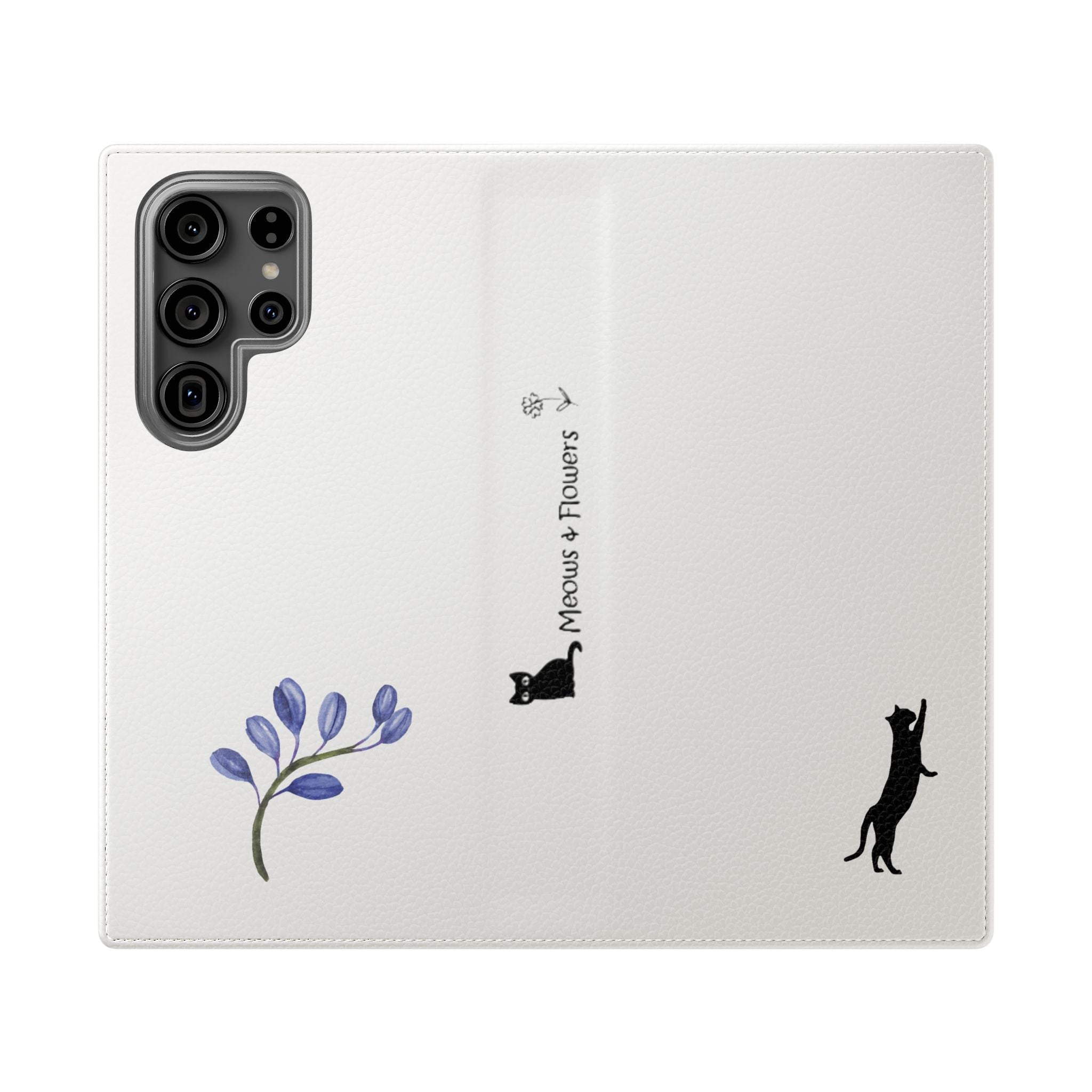 Flip Cases (Blue Flower)