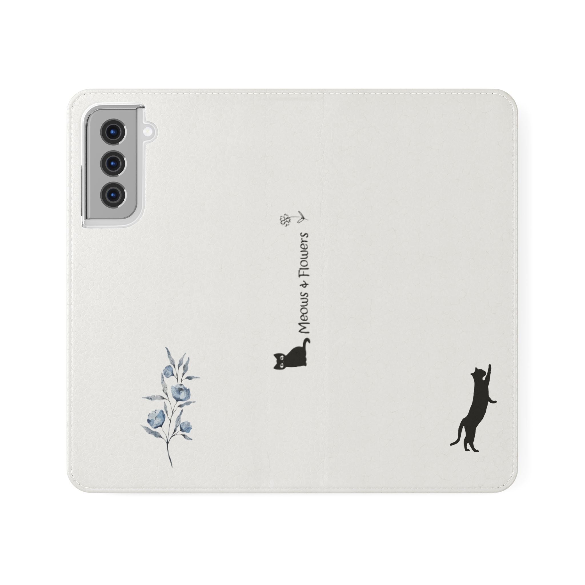 Flip Cases (Light Blue Flower)