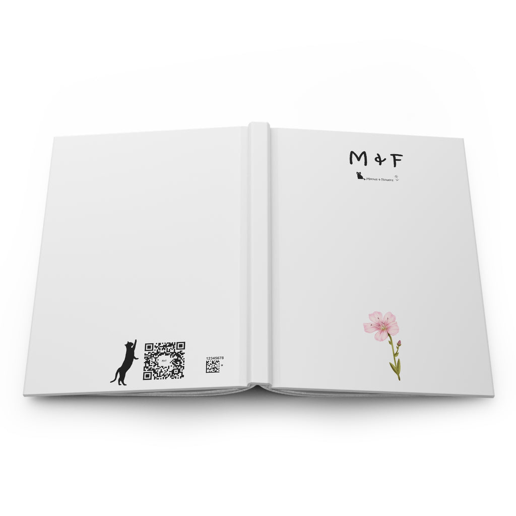 Hardcover Journal Matte (Pink Flower)
