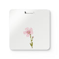 Corkwood Coaster Set (Pink Flower)