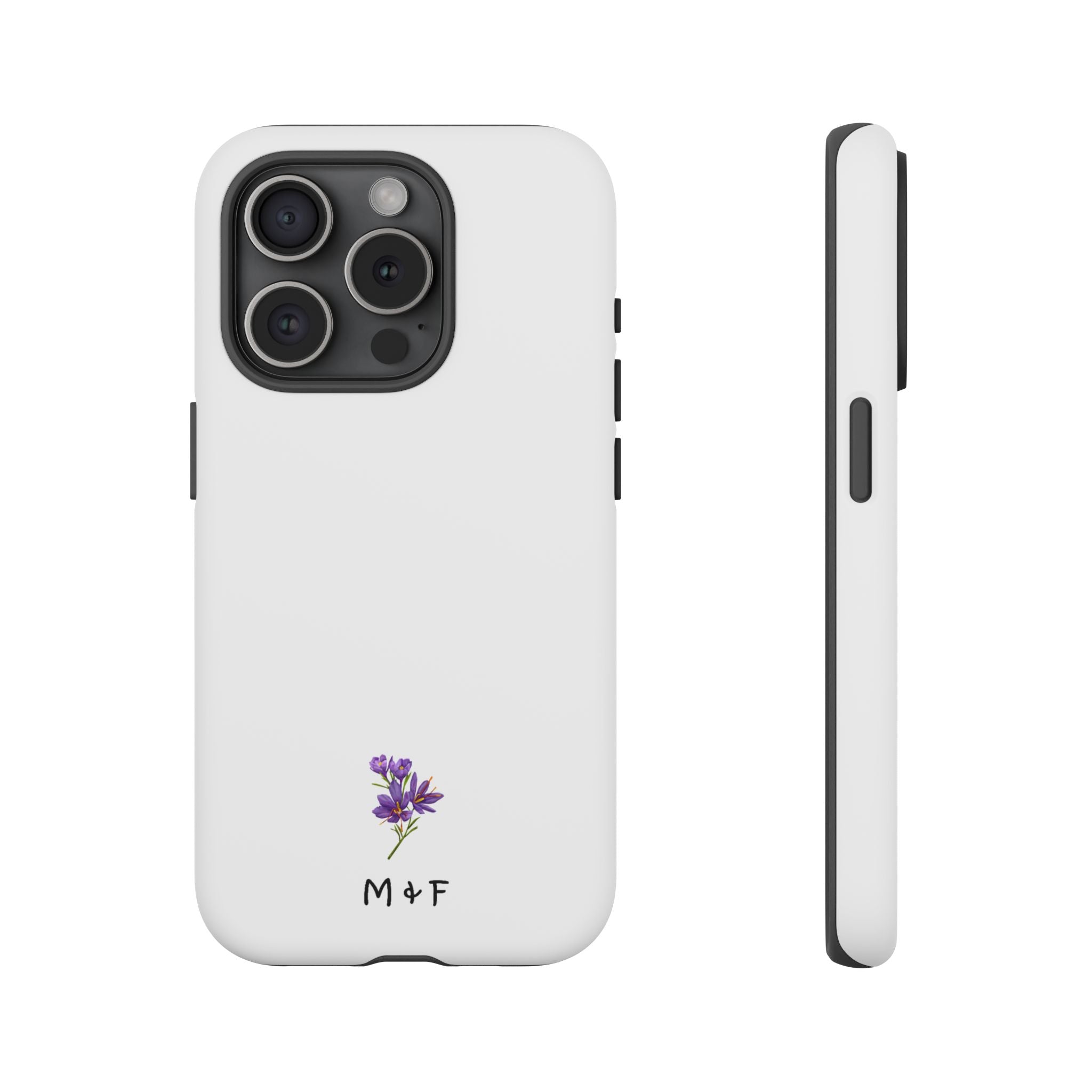 Tough Phone Case (Purple Flower)