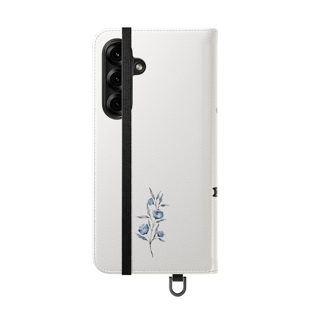 Flip Cases (Light Blue Flower)