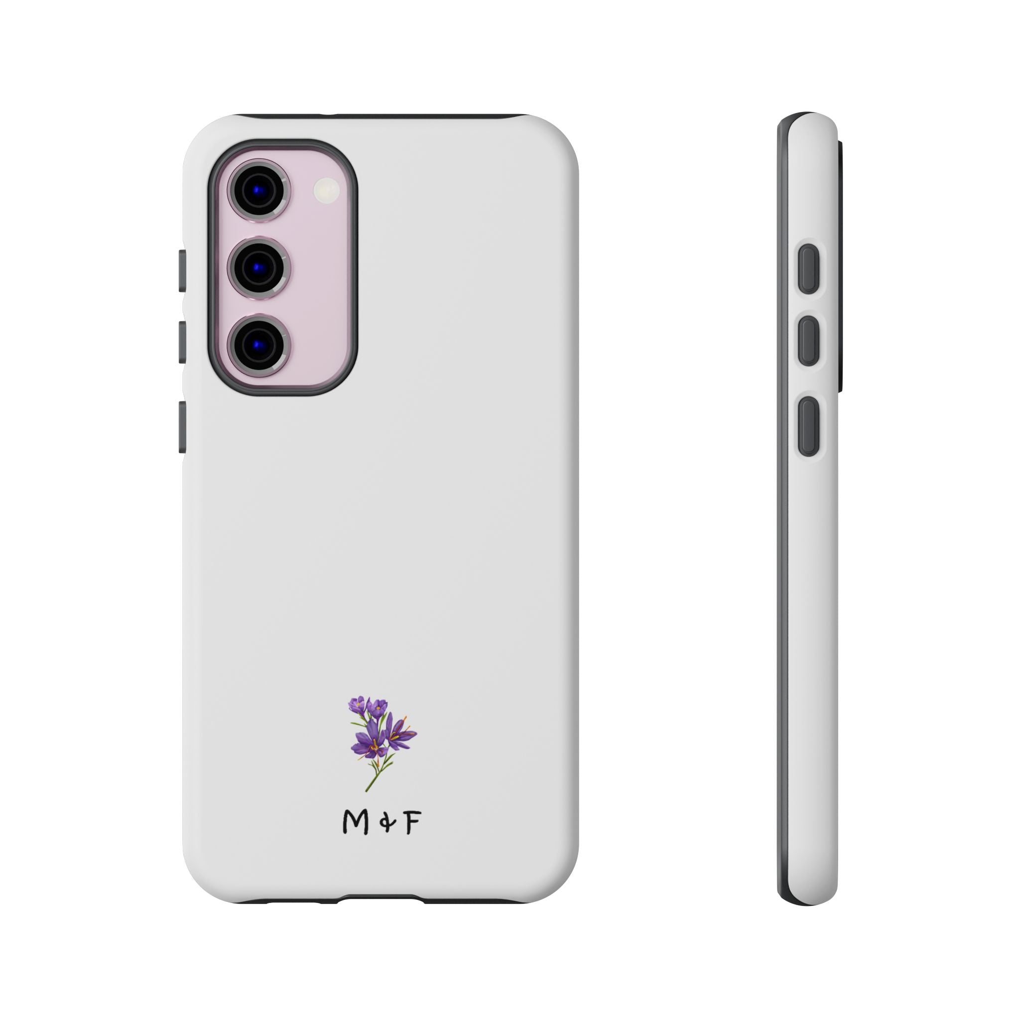 Tough Phone Case (Purple Flower)