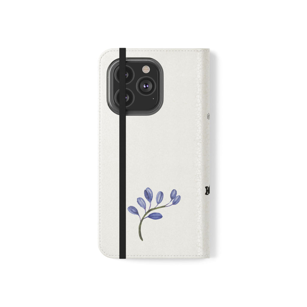 Flip Cases (Blue Flower)