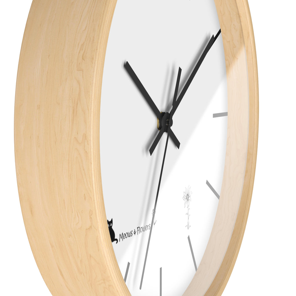 Wall Clock (Shadow Flower 1)