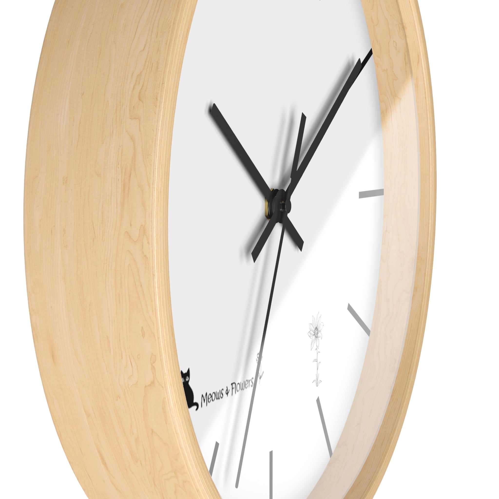Wall Clock (Shadow Flower 1)