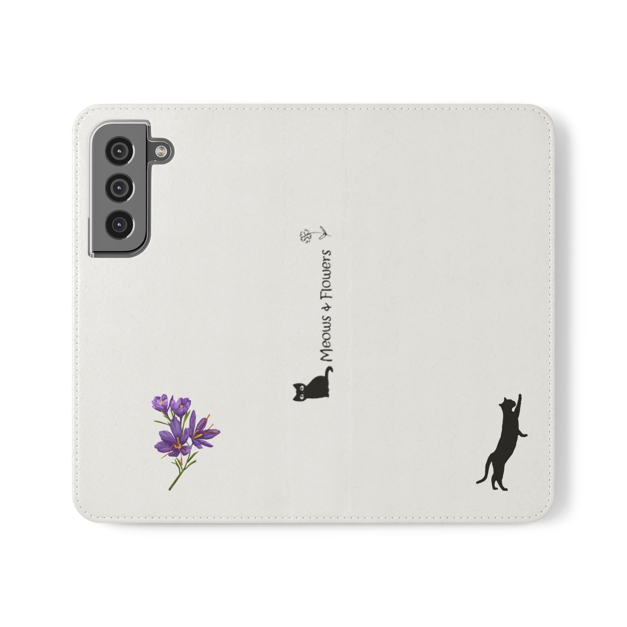 Flip Cases (Purple Flower)