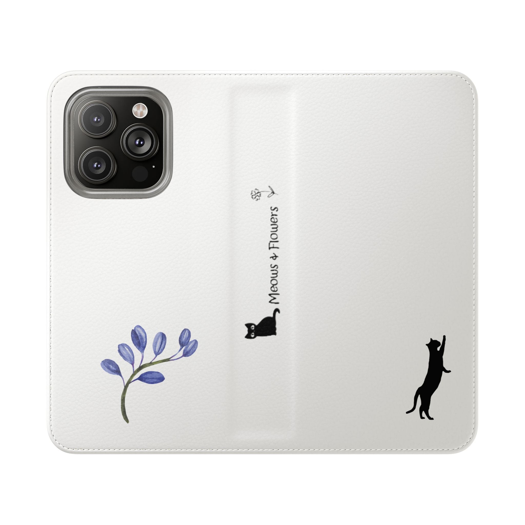 Flip Cases (Blue Flower)