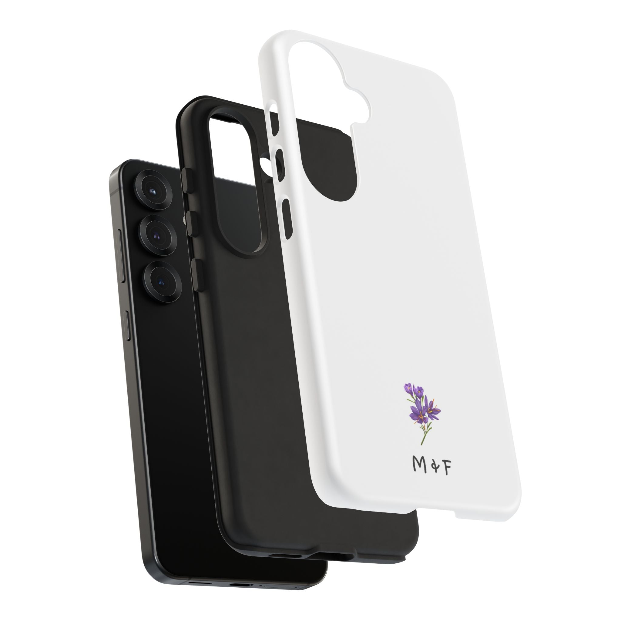 Tough Phone Case (Purple Flower)