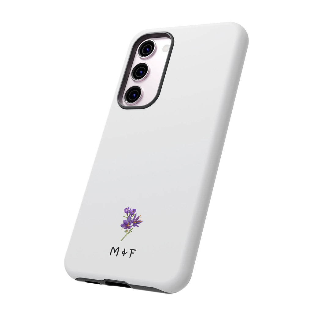 Tough Phone Case (Purple Flower)