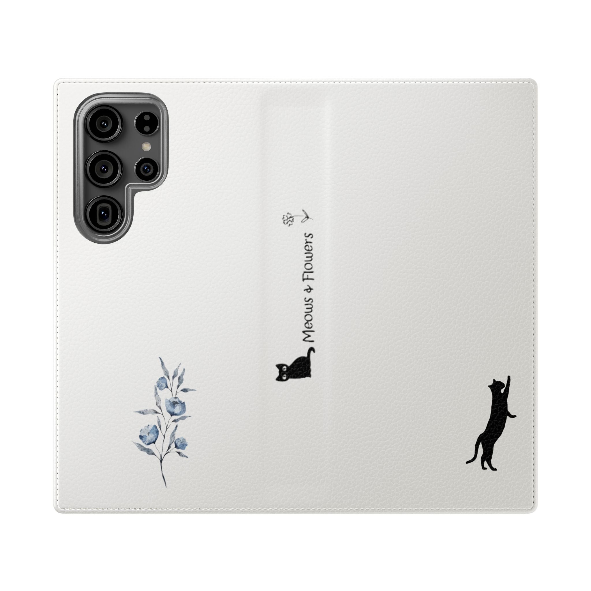 Flip Cases (Light Blue Flower)