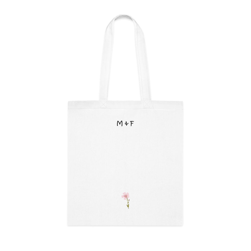 Cotton Tote (Pink Flower)