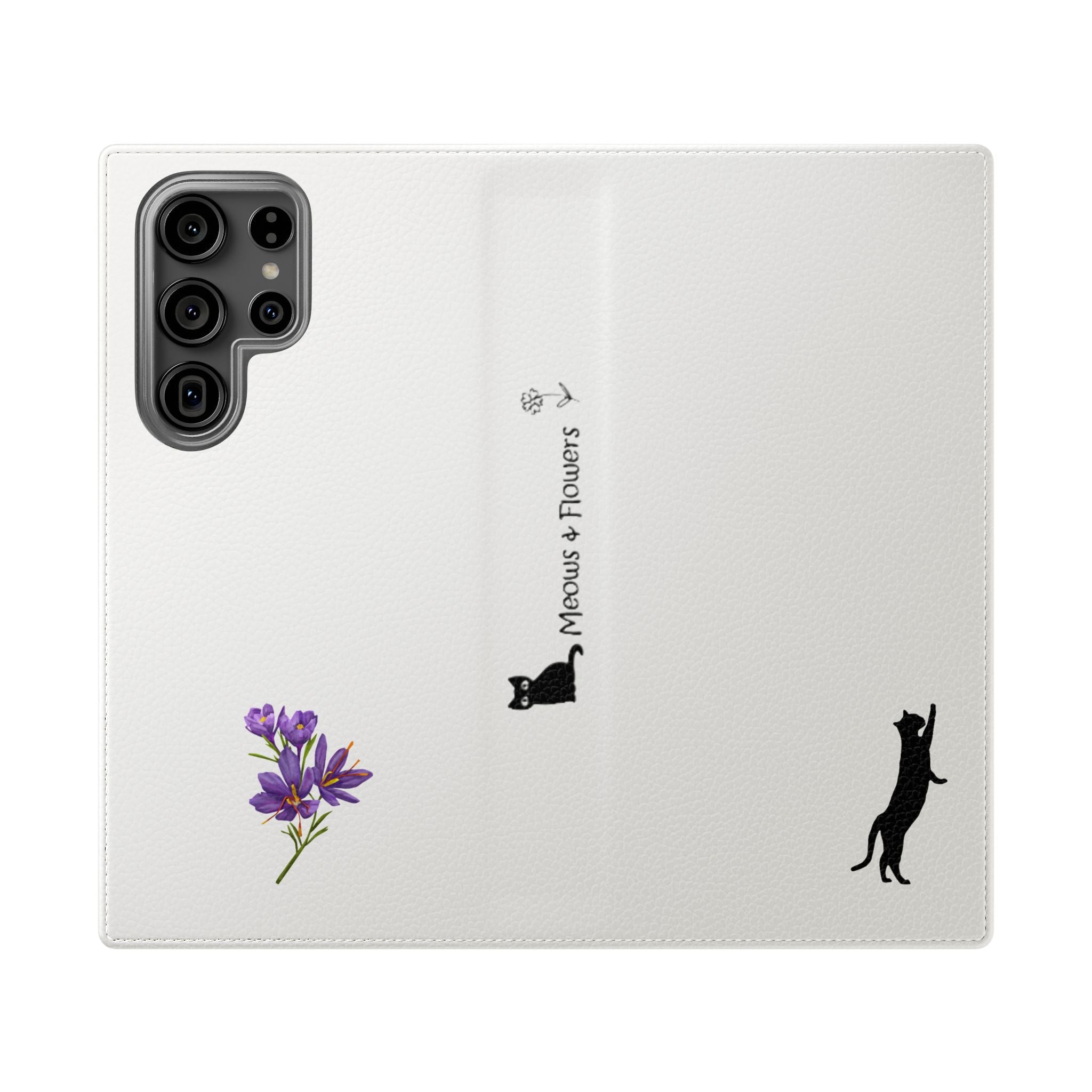Flip Cases (Purple Flower)